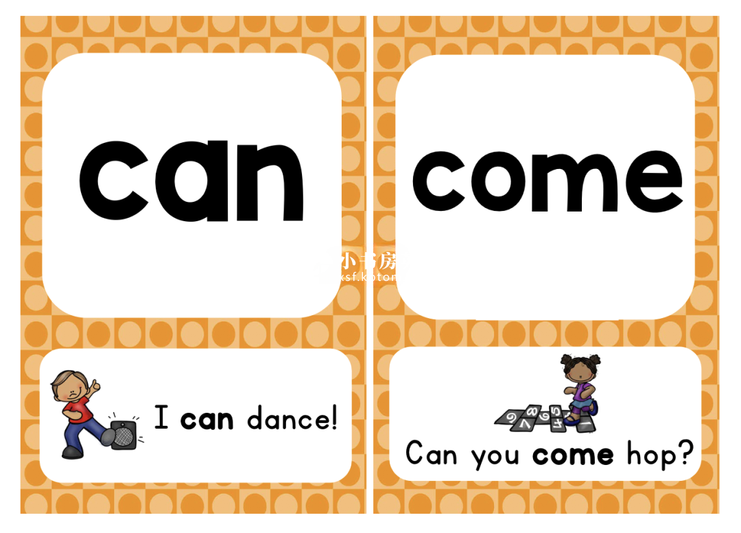 Sight Word Sentence Cards 图片10 Sight Word Sentence Cards 图片9